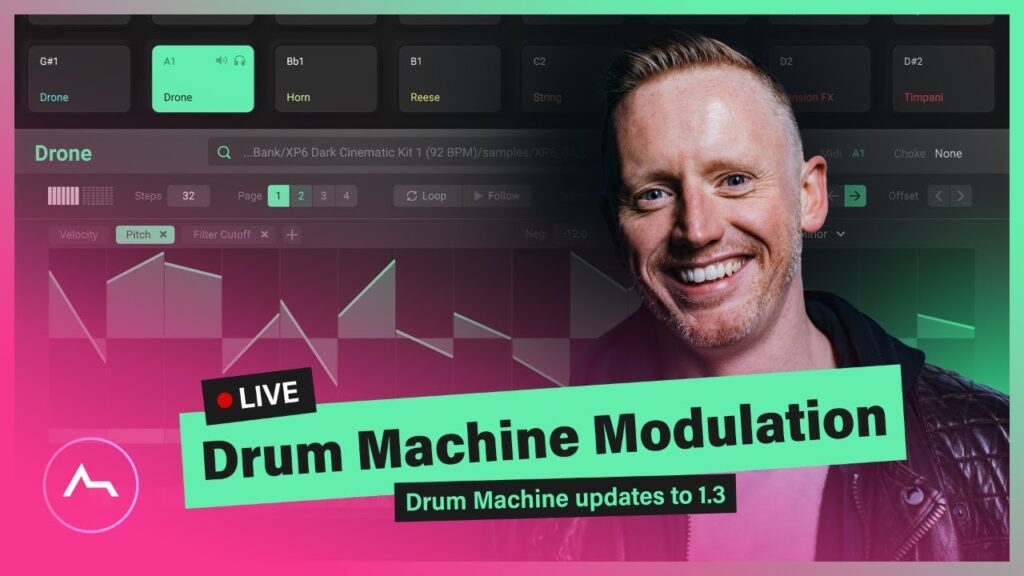 DRUM MACHINE adds Automation, Sample/Sequence Swap, Improved Randomisation and more... 2