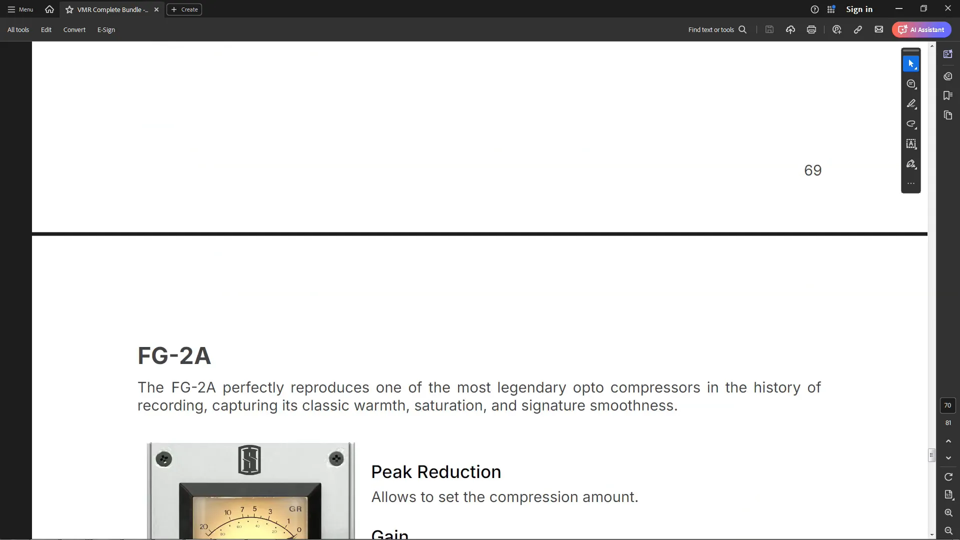 LA-2A Emulation module in Slate Digital VMR 3.0 Plugin