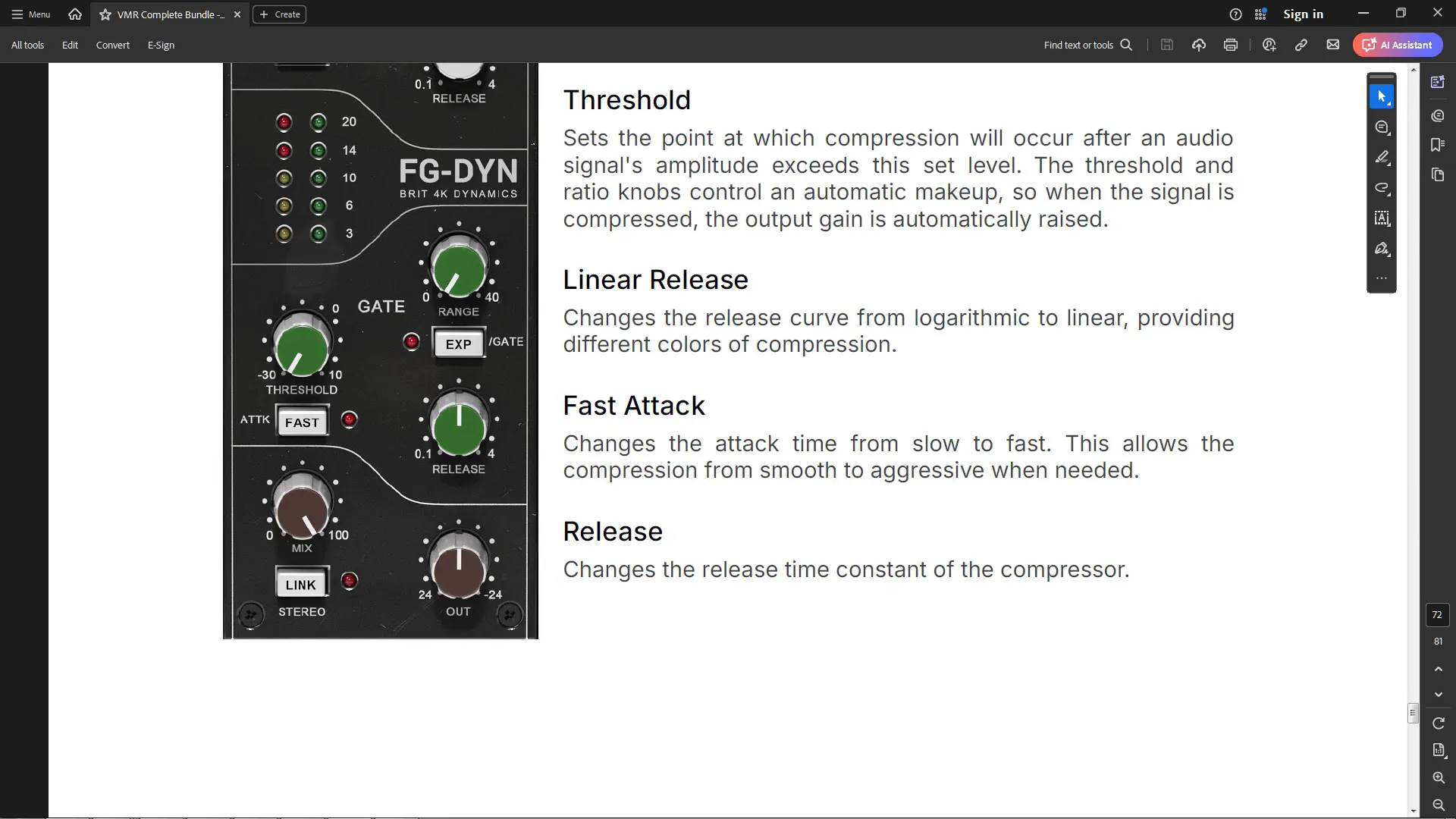 Noise Gate module in Slate Digital VMR 3.0 Plugin