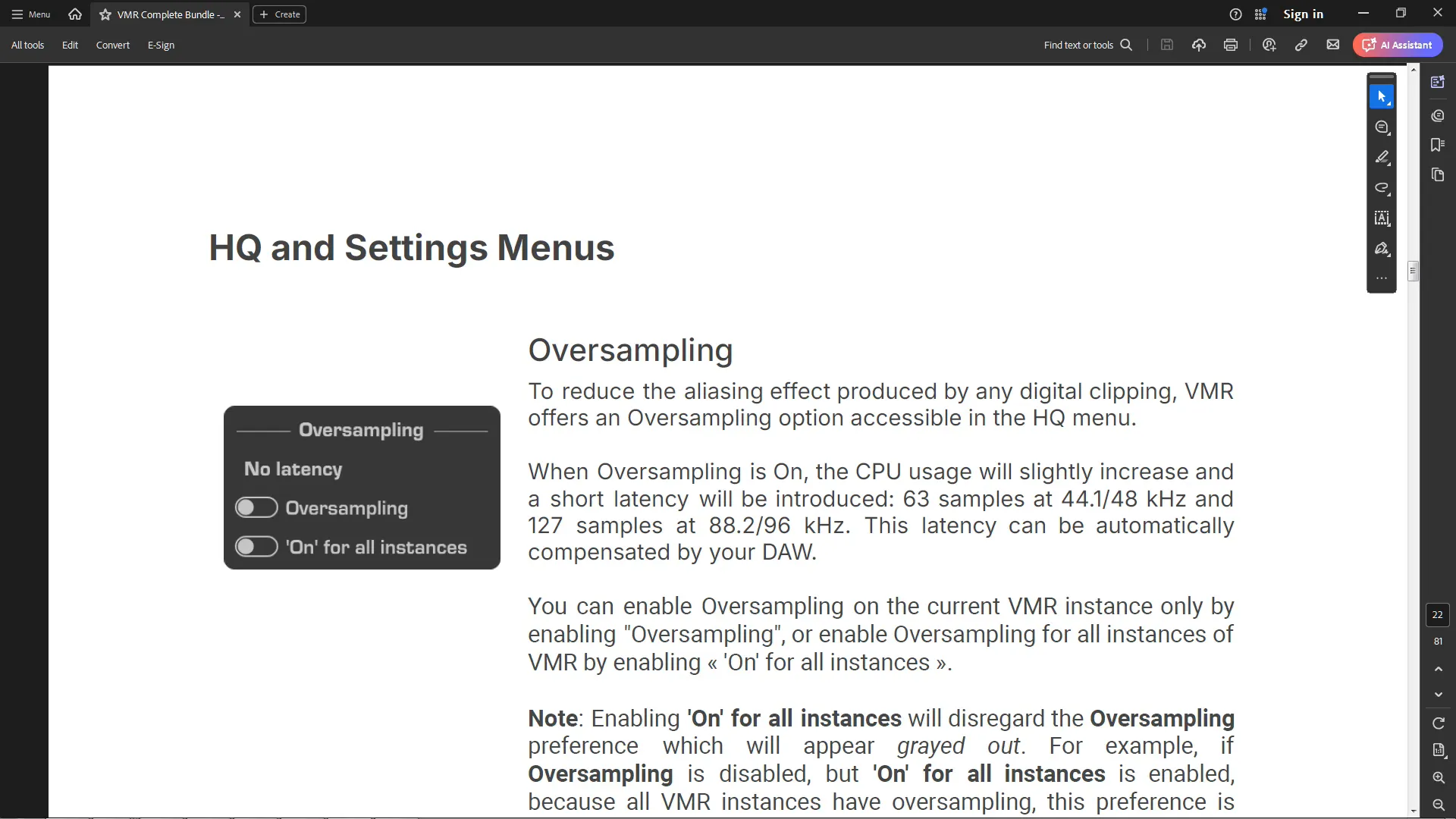 AB snapshots feature in Slate Digital VMR 3.0 Plugin