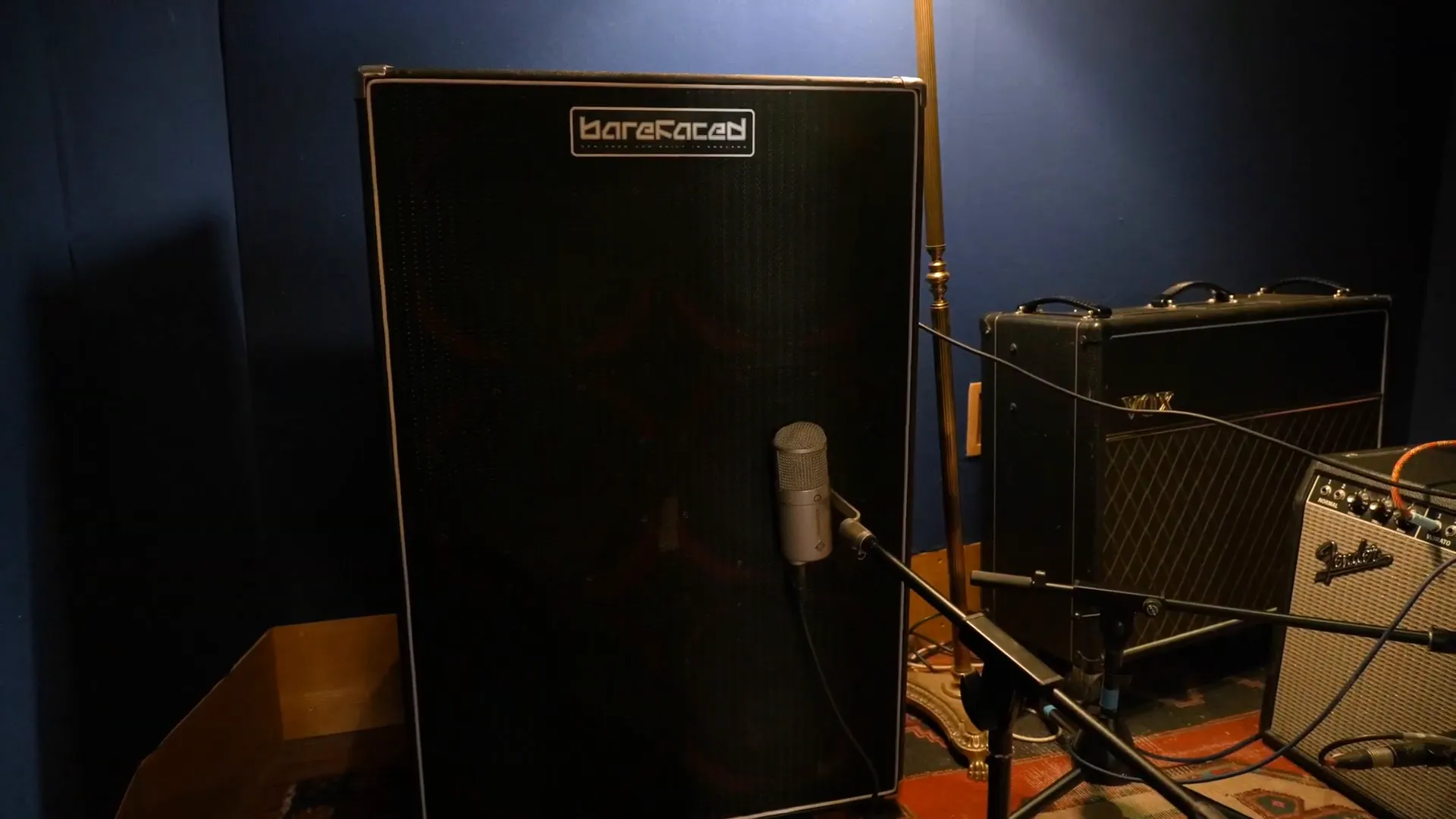 Bass recording setup with Audient iD48