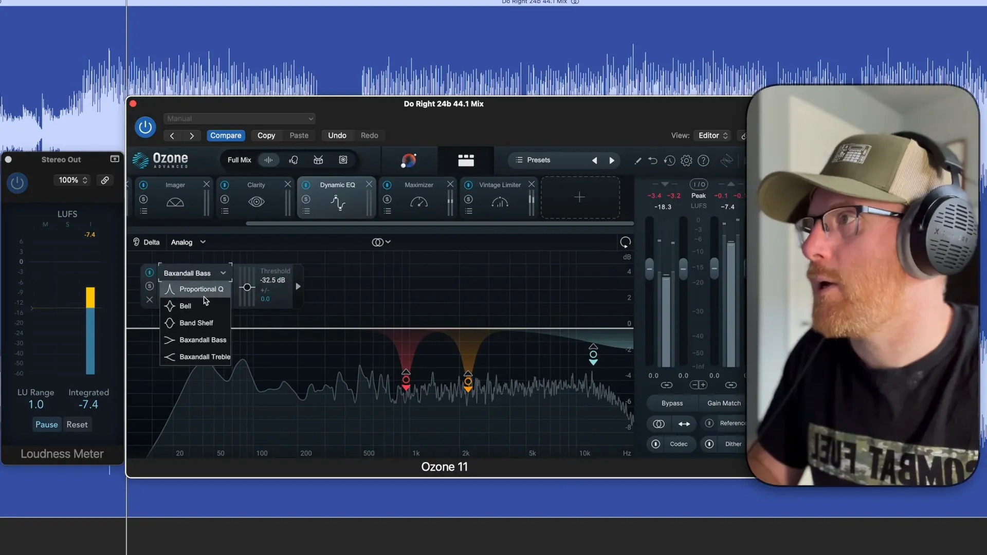 Using dynamic EQ to manage low end