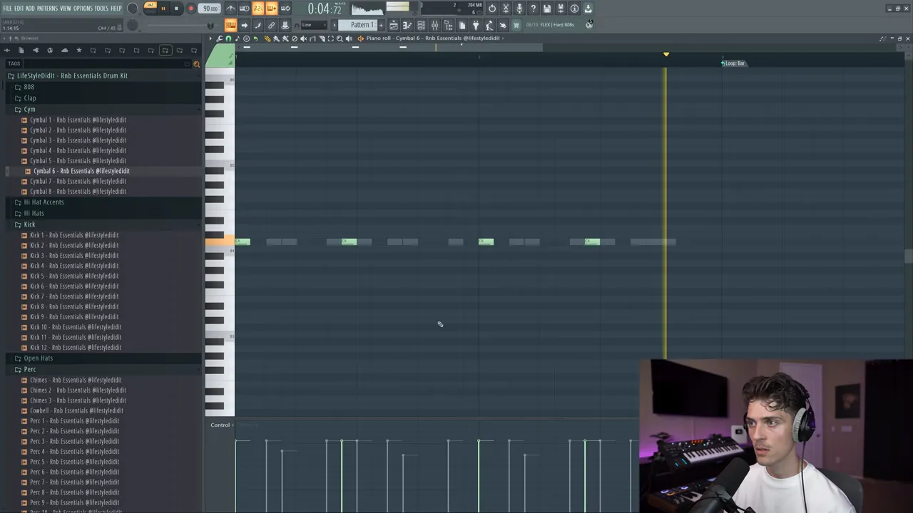 Adding a ride cymbal to create additional top‑end shimmer