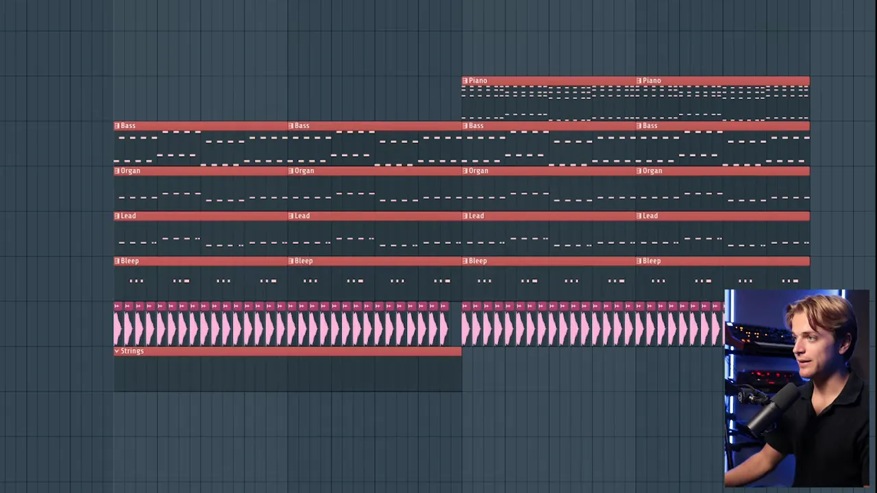Top string layers for tension and space
