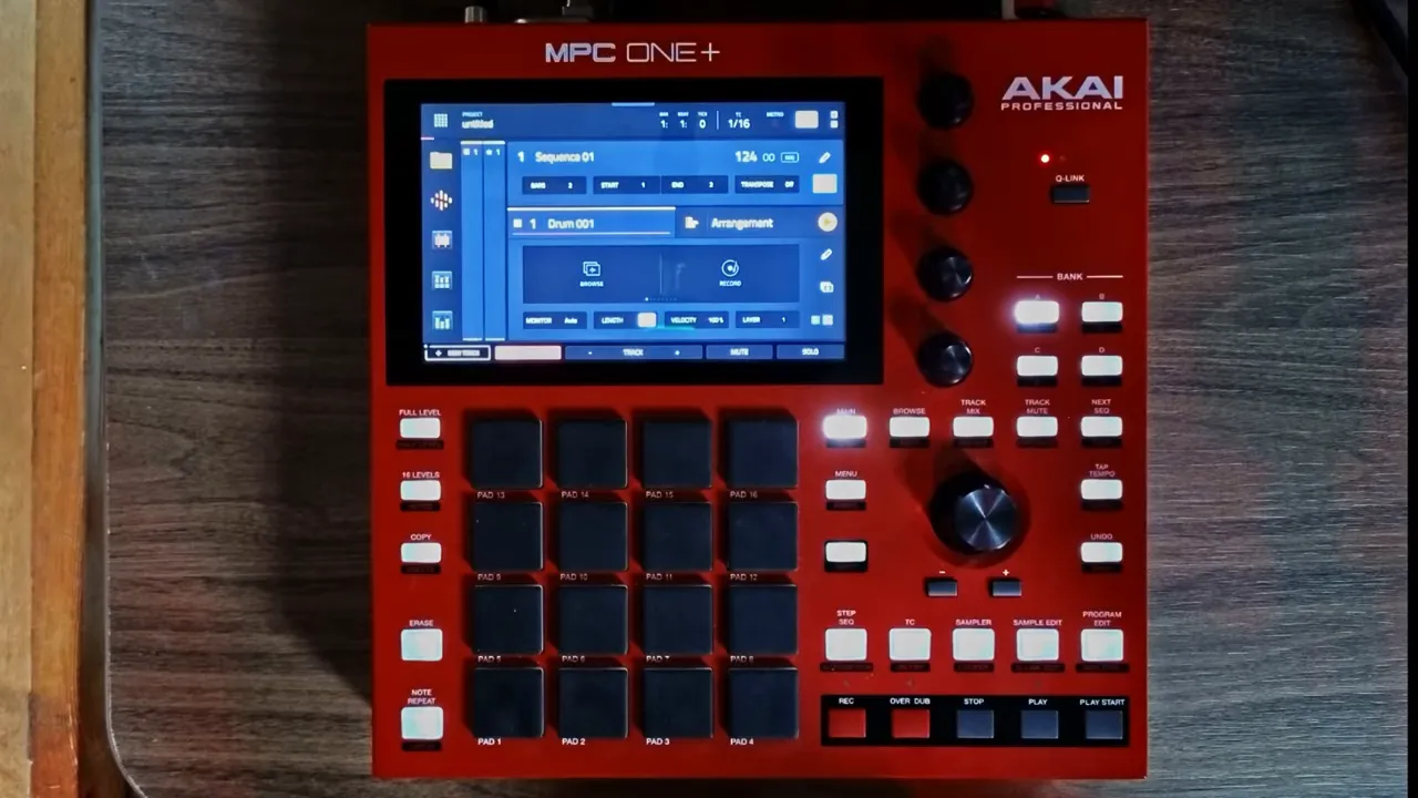 MPC One House Music: Building a House Track Idea from Scratch 3 Sequences area showing multiple patterns in the MPC One interface