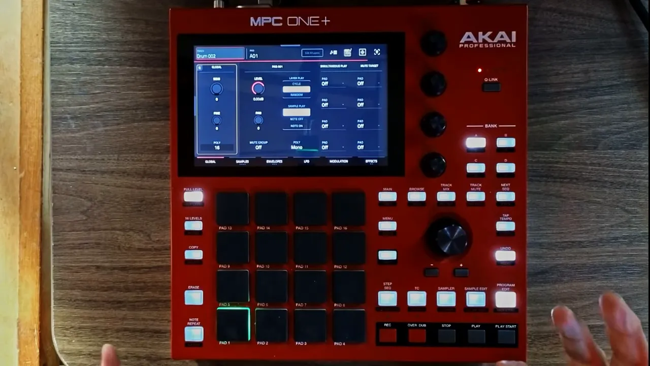 MPC One House Music: Building a House Track Idea from Scratch 5 Mute group assignment screen ensuring chords do not overlap