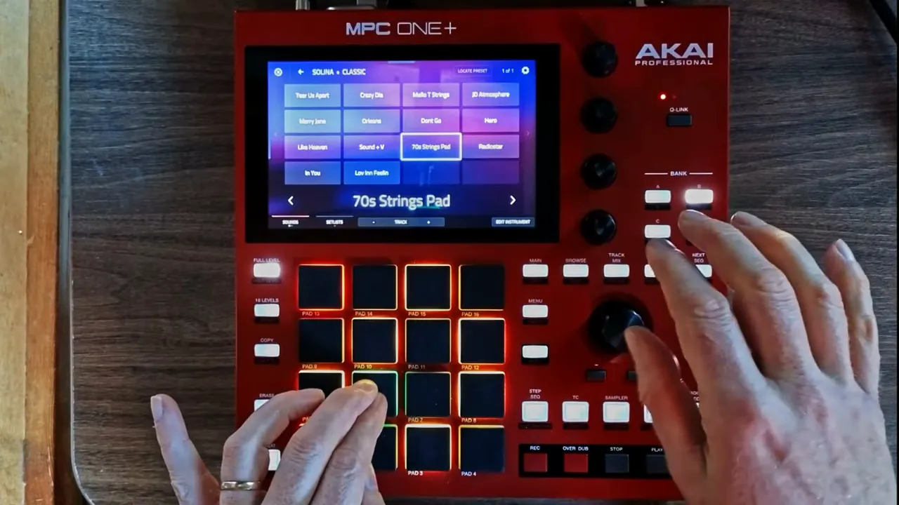 MPC One House Music: Building a House Track Idea from Scratch 8 Selena string plugin used for tension synth layer