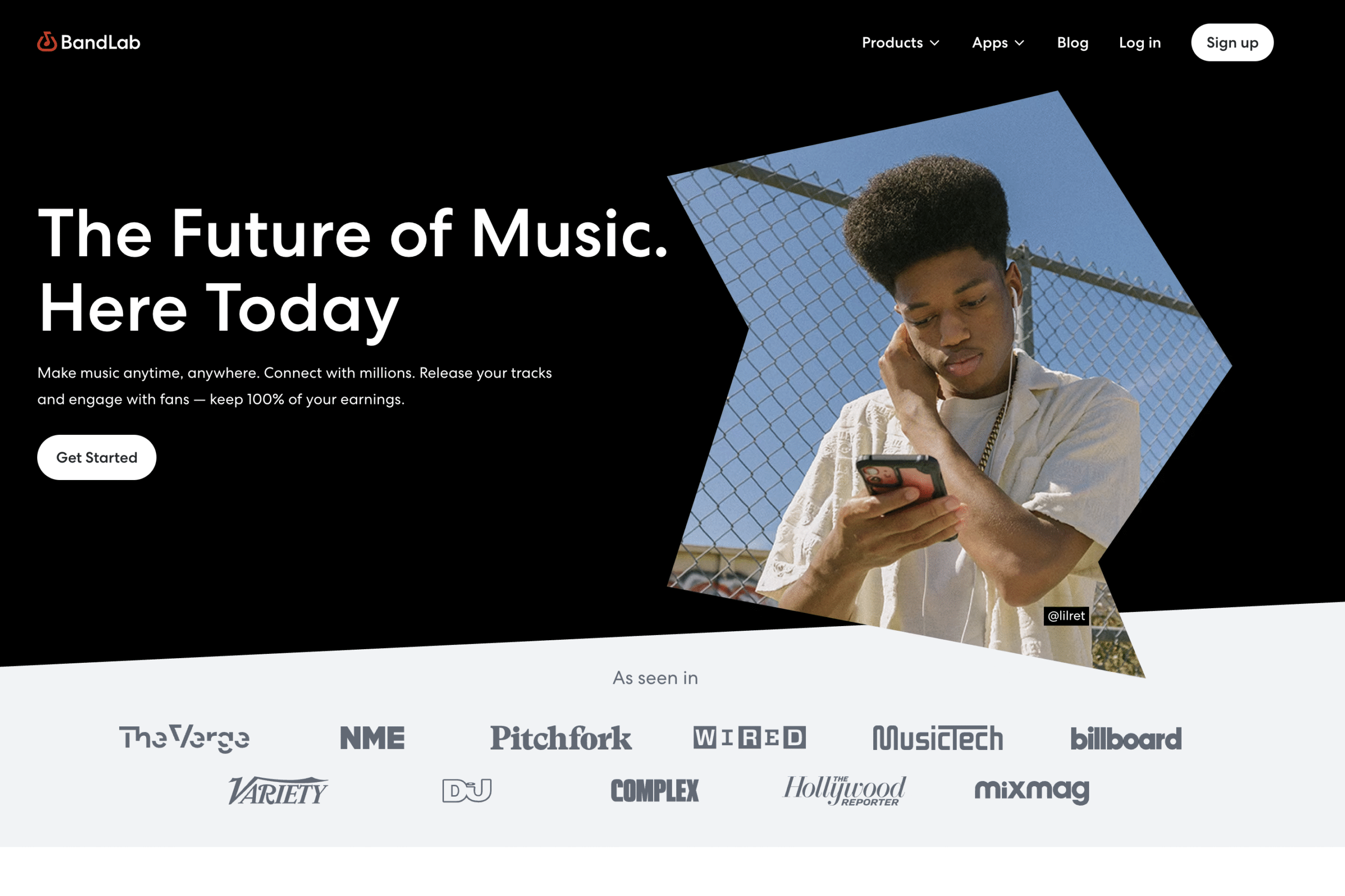this is a free digital audio workstation called Bandlab by Cake Wake