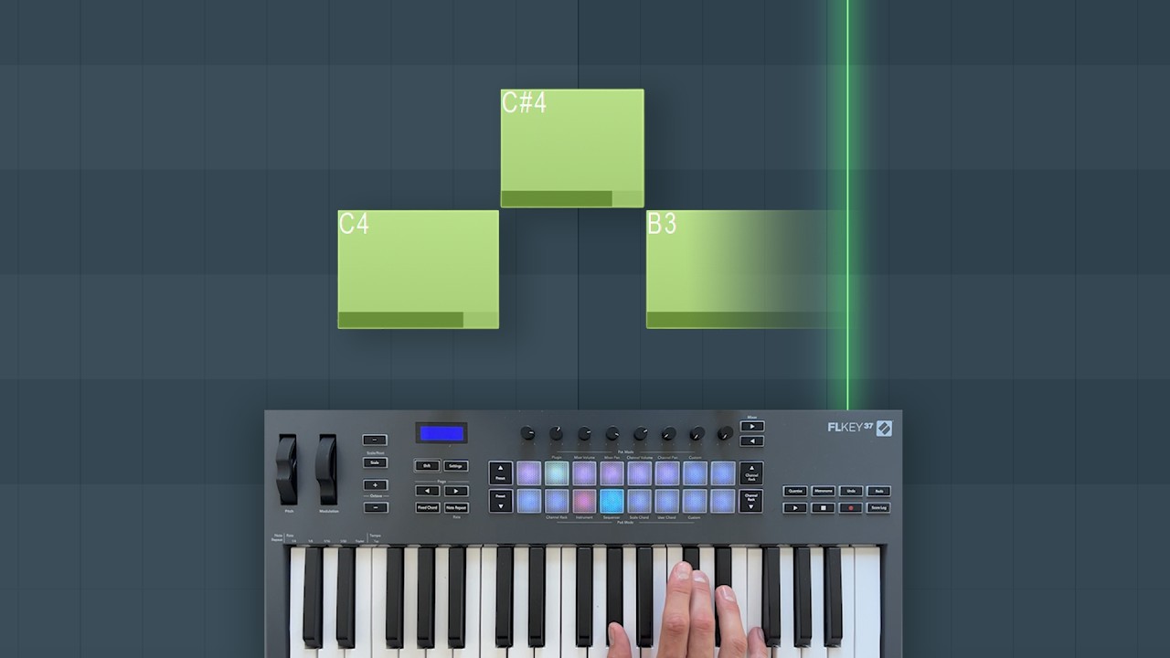 recording midi on to the DAW of your choice.